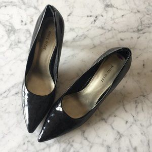 Black Nine West Patent Leather Heels